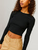 JJXX Feline Crop Long Sleeve T-Shirt Spring 2026