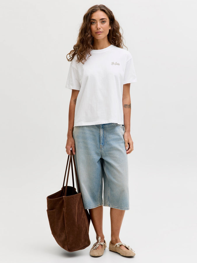 JJXX Gia T-Shirt Spring 2026 |BRIGHT WHITE