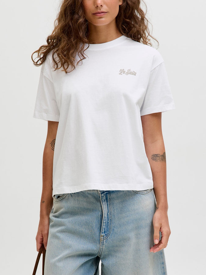 JJXX Gia T-Shirt Spring 2026 |BRIGHT WHITE