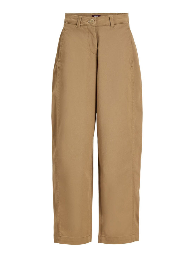JJXX Hazel Kira Barrel Pants Fall 2026 | PETRIFIED OAK