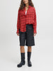 JJXX Jamie Flannel Long Sleeve Buttondown Shirt Holiday 2025