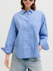 JJXX Jamie Poplin Long Sleeve Buttondown Shirt Spring 2026