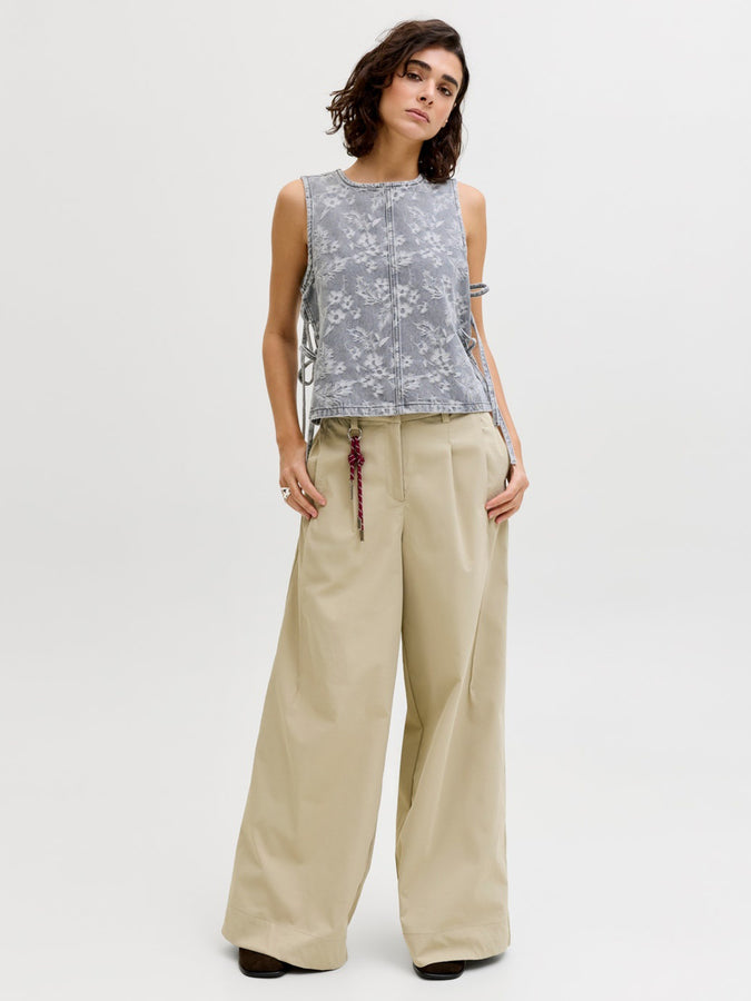 JJXX Mabel Tank Top Summer 2026 | GREY DENIM
