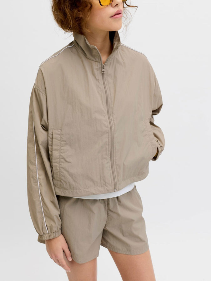 JJXX Nila Light Track Jacket Spring 2026 | VINTAGE KHAKI