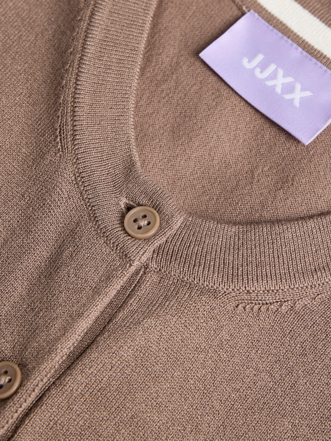 JJXX Ophelia Cardigan Spring 2026 | BROWN LENTIL