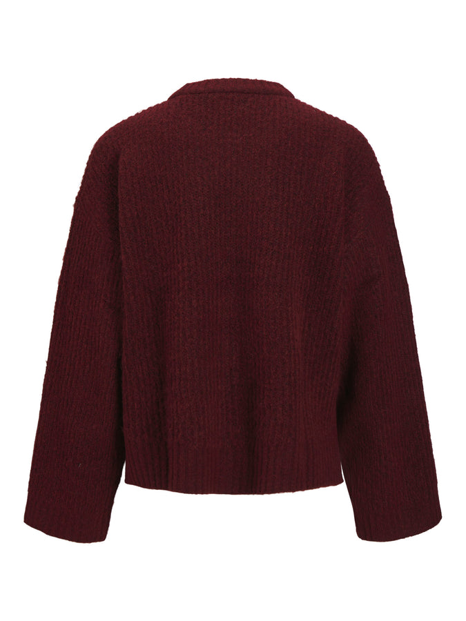 JJXX Sigga Diverse Sweater Holiday 2025 | CABERNET