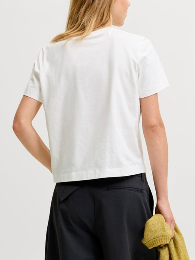 JJXX Sophia Boxy T-Shirt Fall 2026 | CLOUD DANCER