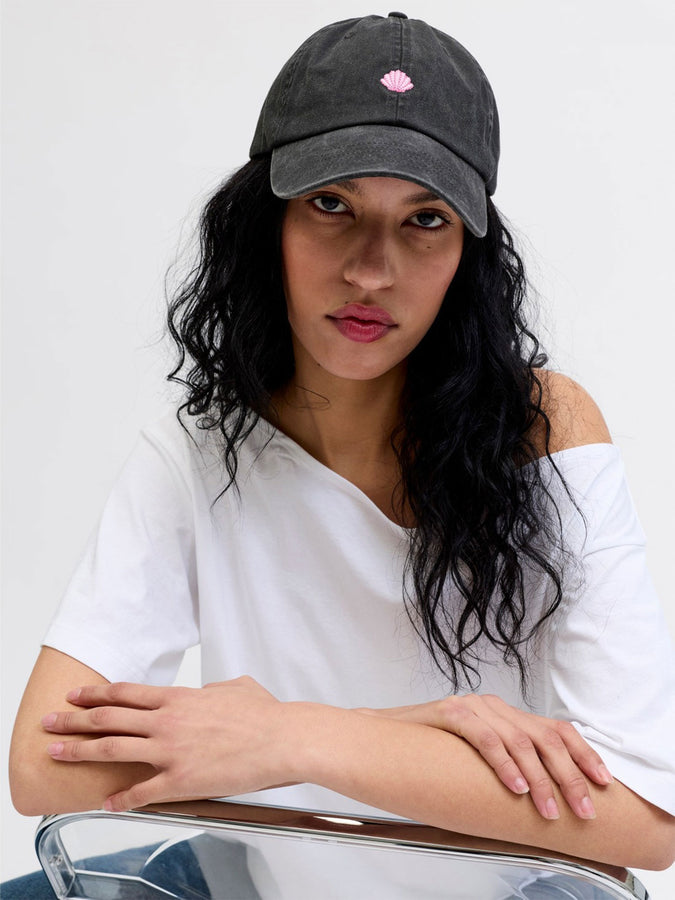 JJXX Suzanne Washed Hat | BLACK