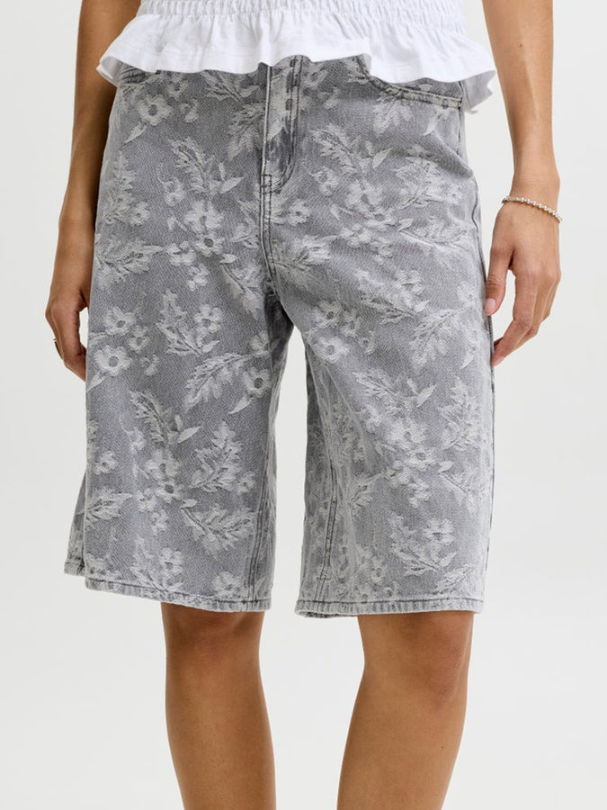JJXX Tokyo Long Denim Shorts Summer 2026 | GREY DENIM