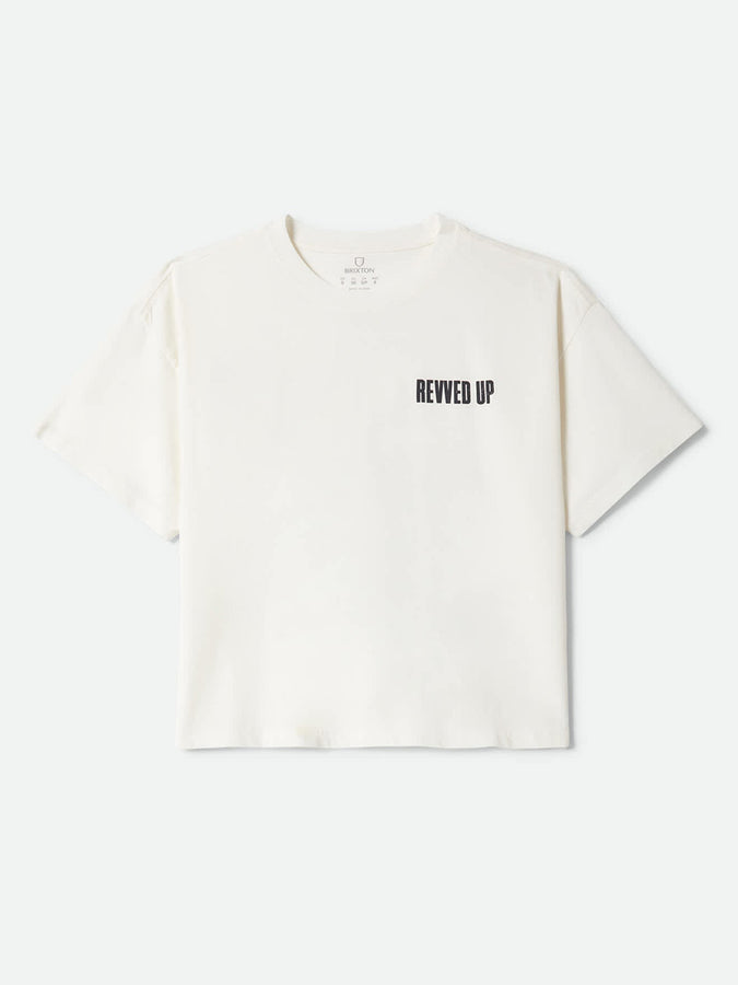Brixton Revved Up Boxy T-Shirt Summer 2026 | OFF WHITE