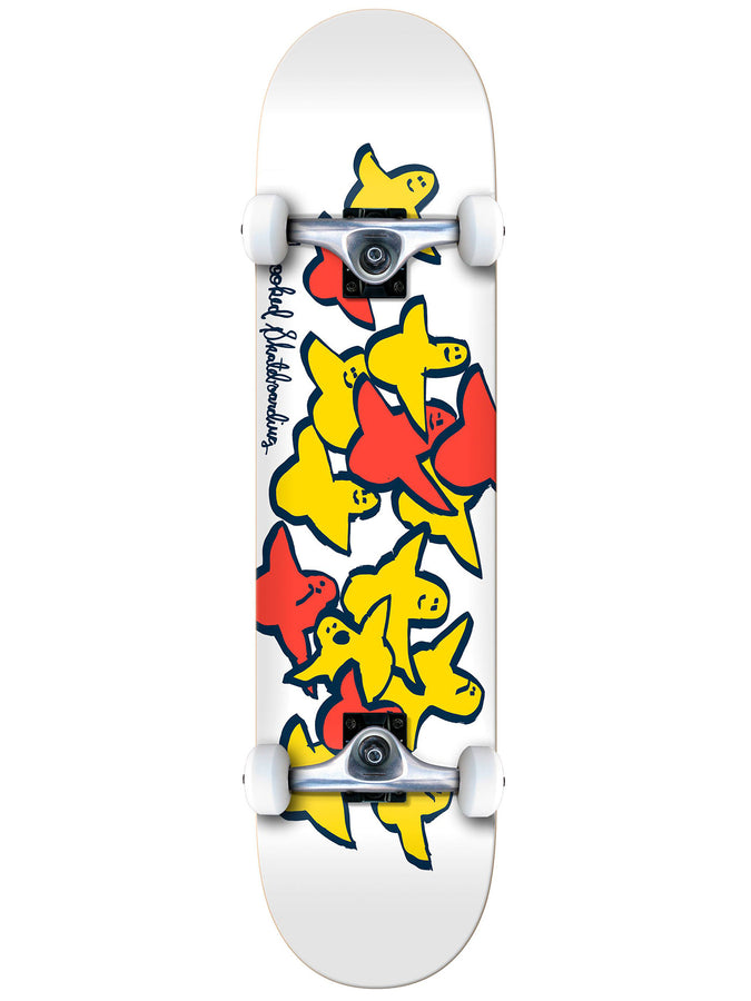 Krooked Birds 8.25 Complete Skateboard | WHITE