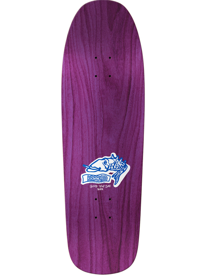 Krooked Gonz Color My Friends 9.81 Old School Skateboard Deck | MULTI