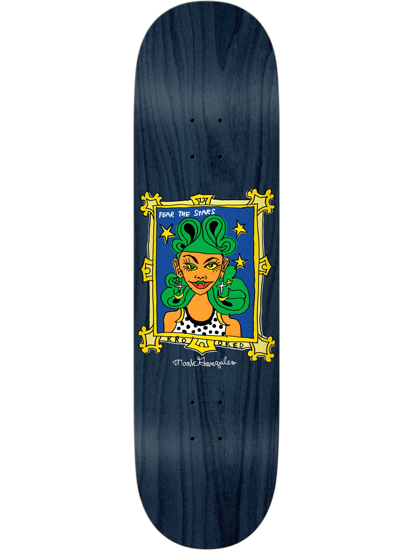Krooked Gonz Fear 8.5 Skateboard Deck