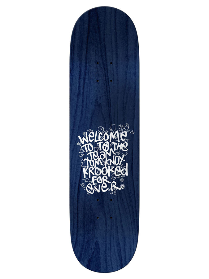 Krooked Tom Knox 8.5 Skateboard Deck | RED