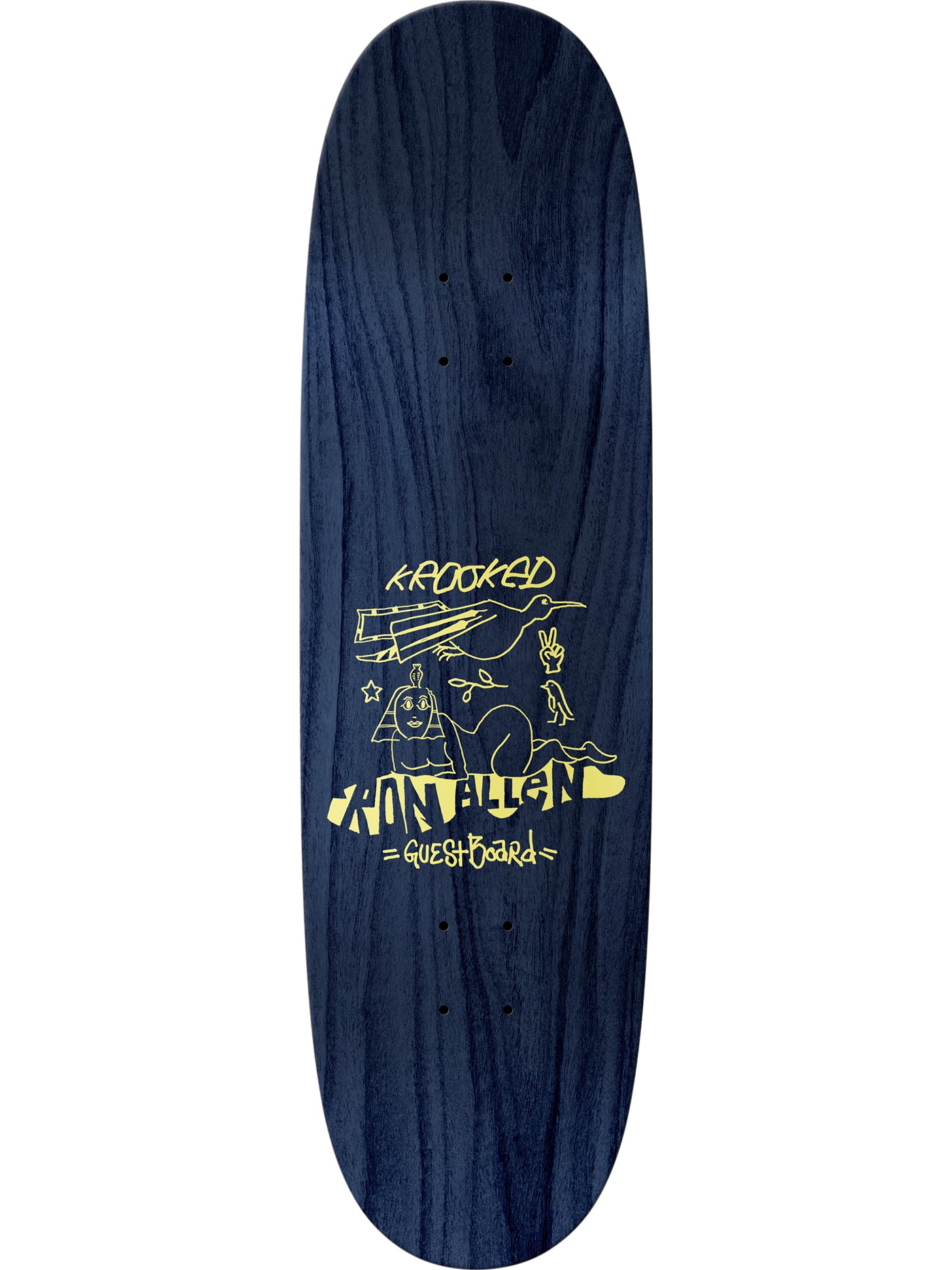 Krooked Old School Ron Allen Guest Pro 8.75 Skateboard Deck