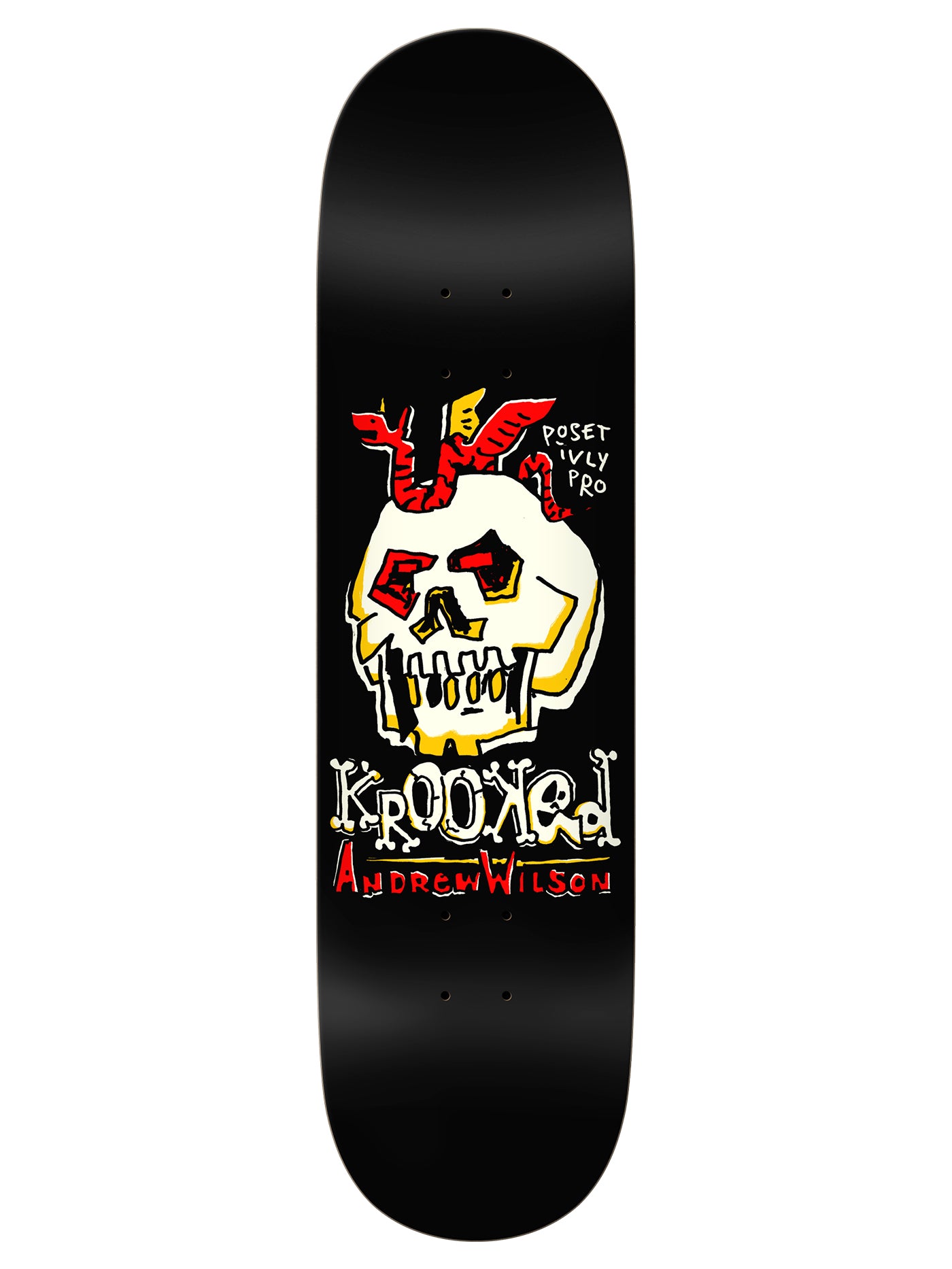 Krooked Wilson Positively Pro 8.5" Skateboard 2025