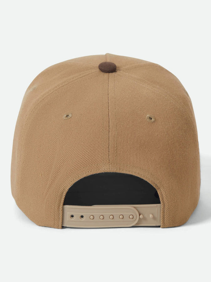 Brixton Linwood Netplus Snapback Hat | SAND/PINECONE BROWN