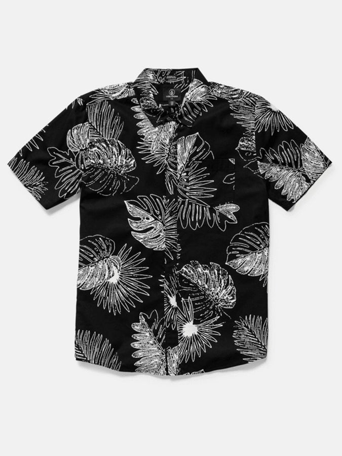 Volcom Monsterious Short Sleeve Buttondown Shirt Summer 2026 | BLACK (BLK)