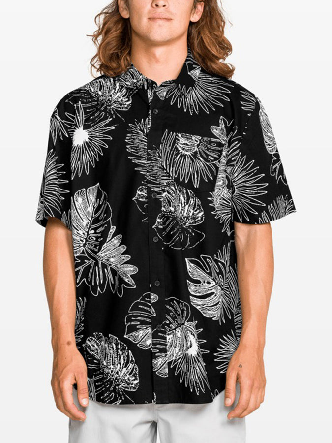 Volcom Monsterious Short Sleeve Buttondown Shirt Summer 2026 | BLACK (BLK)