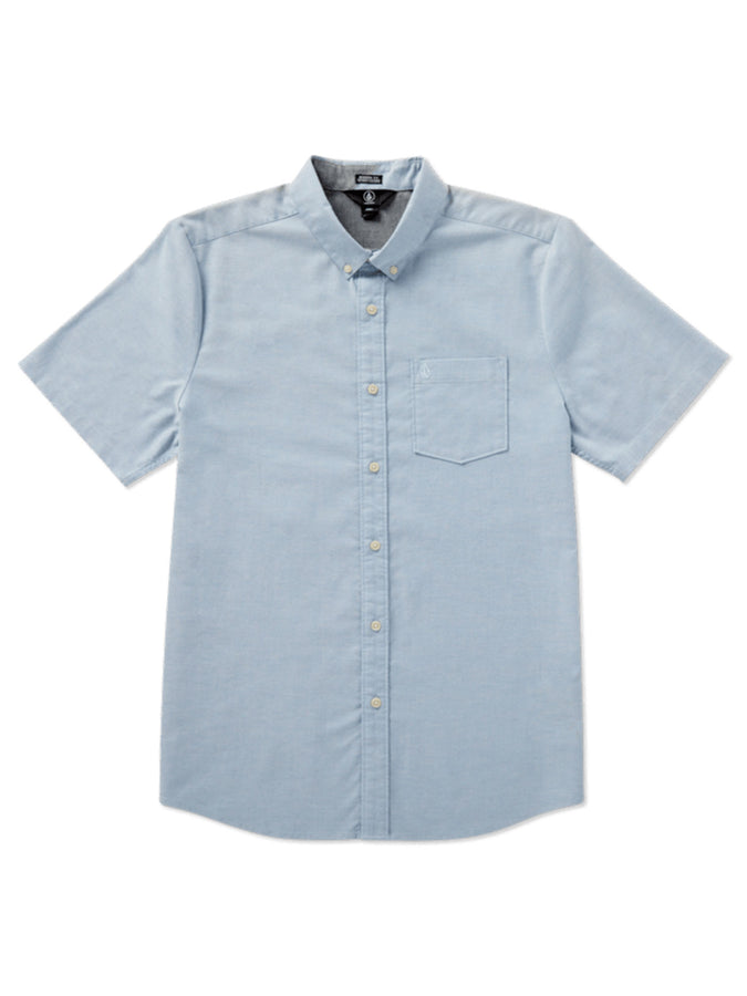 Volcom Everett Oxford Wrecked Buttondown Shirt Spring 2026 | WRECKED INDIGO (WRC)