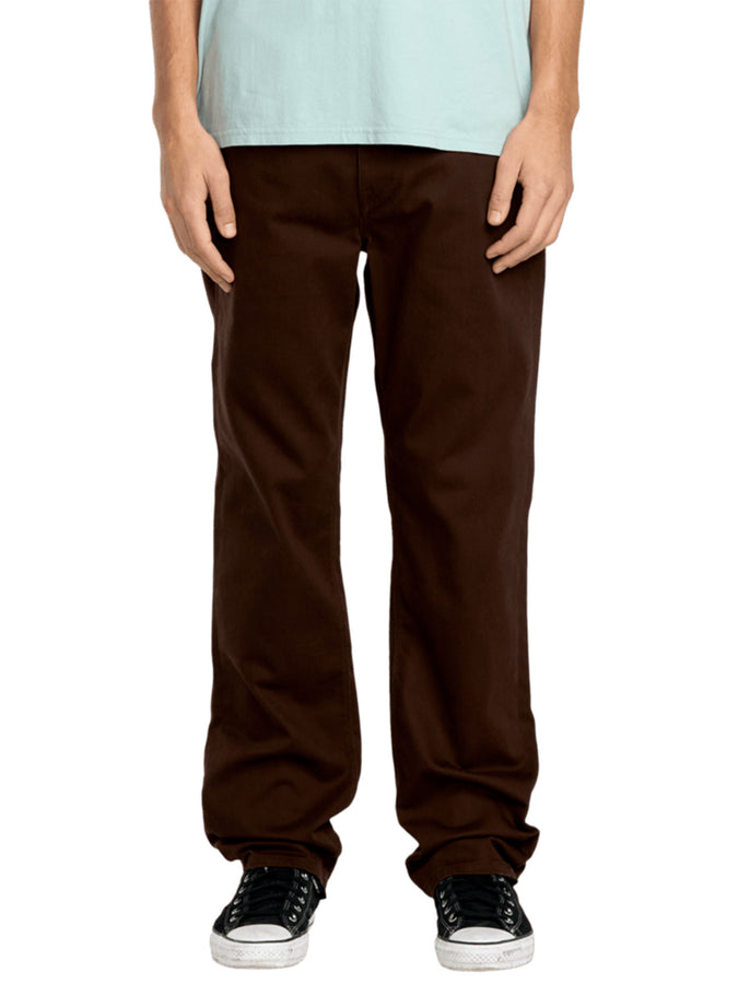 Volcom Solver 5 Pocket Slub Pants Fall 2025 | CACAO (CAO)