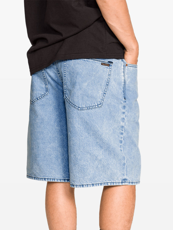 Volcom Billow Denim Shorts Summer 2026 | PALE AQUA (PL8)