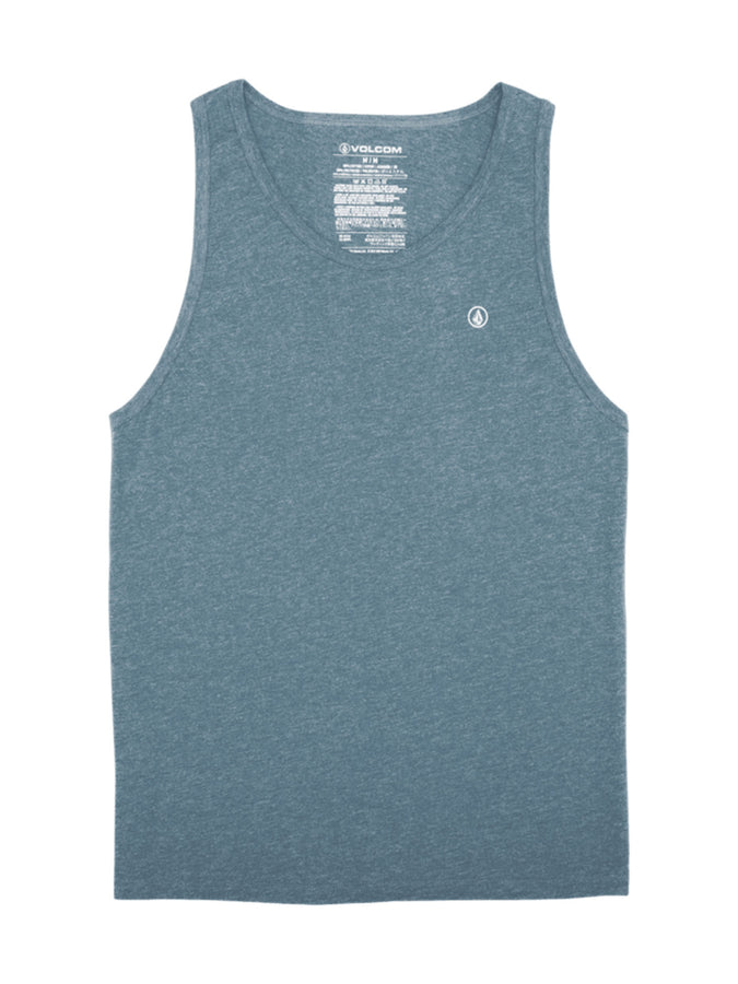 Volcom Solid Heather Tank Top Spring 2026 | STORMY BLUE (STB7)