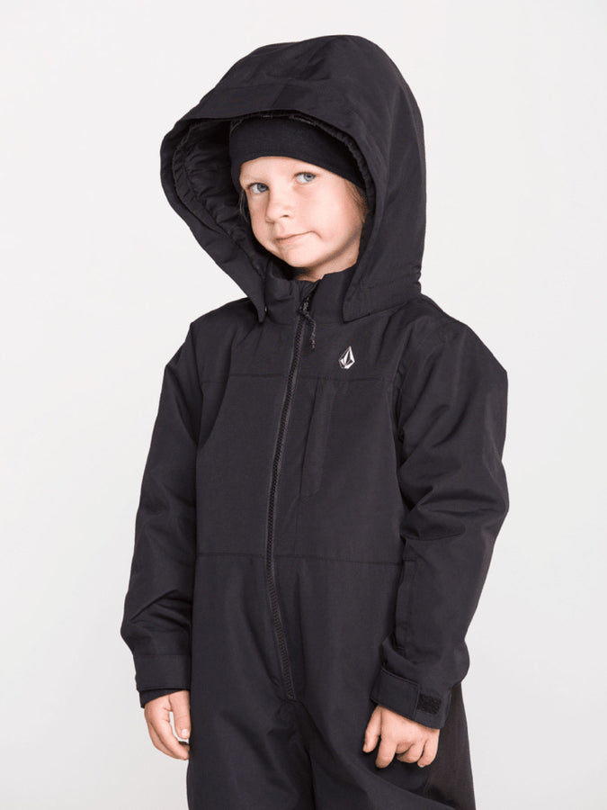 Volcom Little Flurry 2027 – Insulated One Piece (Kids 2-7) | BLACK (BLK)