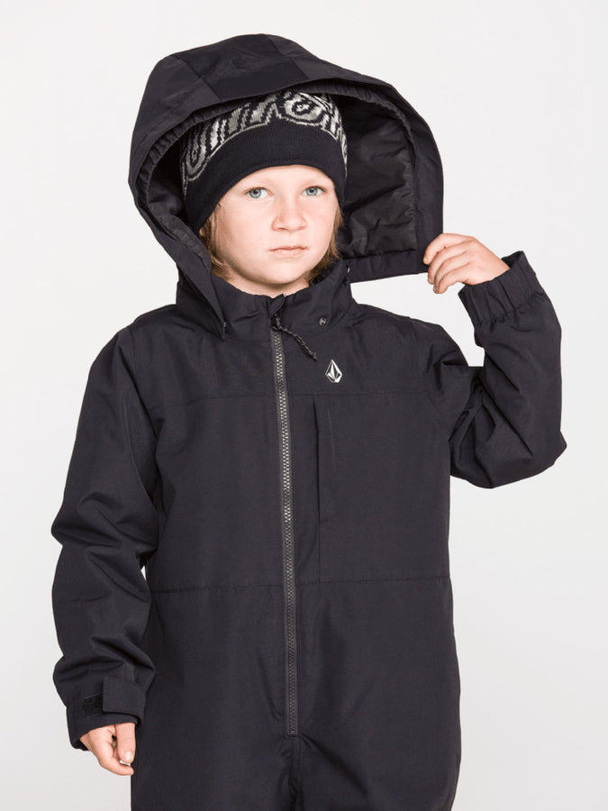 Volcom Little Flurry 2027 – Insulated One Piece (Kids 2-7) | BLACK (BLK)
