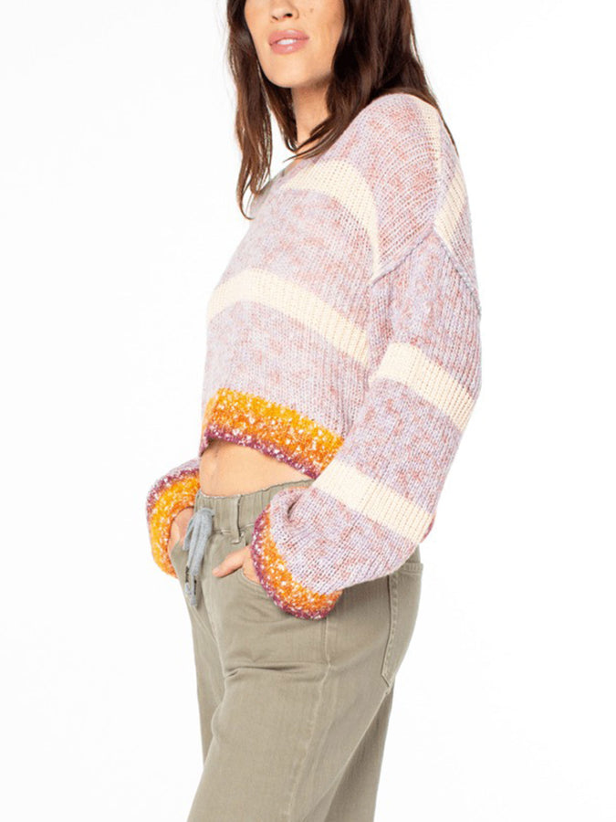 Roxy Marine Magic Sweater Fall 2025 | PARCHMENT MARLED MULTI (TEC)