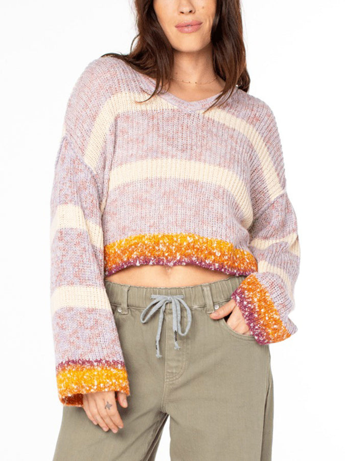 Roxy Marine Magic Sweater Fall 2025 | PARCHMENT MARLED MULTI (TEC)