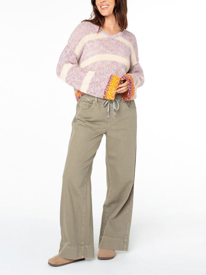 Roxy Marine Magic Sweater Fall 2025 | PARCHMENT MARLED MULTI (TEC)