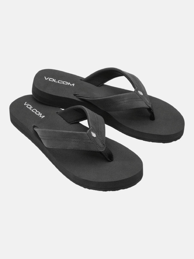 Volcom Boyfriends Thongs Sandals Spring 2026 | BLACK OUT (BKO)