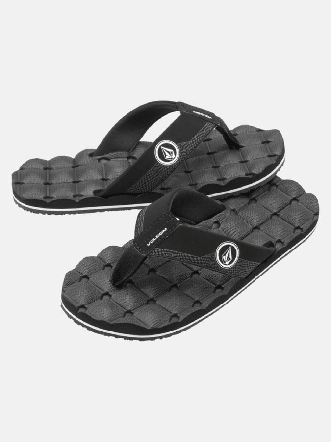 Volcom Recliner 2 Sandals Spring 2026 | BLACK/WHITE (BWH)