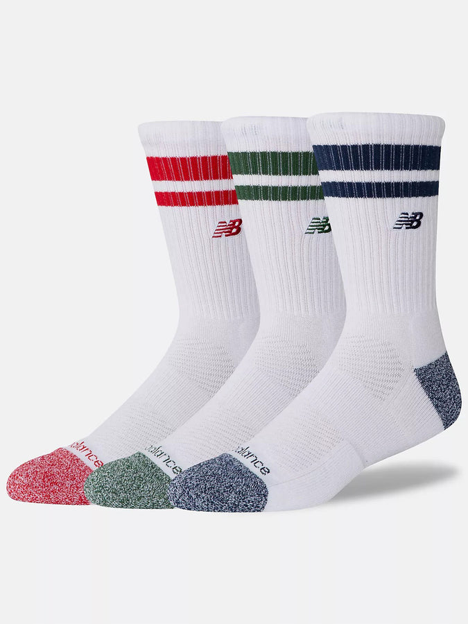 New Balance Active Premium Stripe 3 Packs Socks | ASSORTED 1