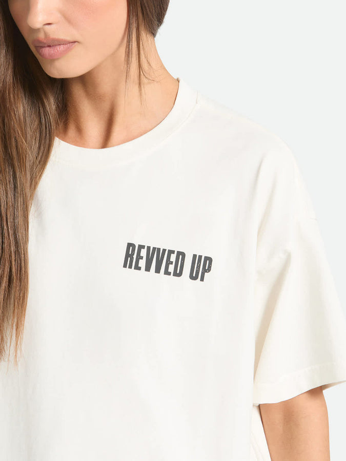 Brixton Revved Up Boxy T-Shirt Summer 2026 | OFF WHITE