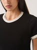 Brixton Carefree Organic Garment Dye Ringer T-Shirt Fall 2026