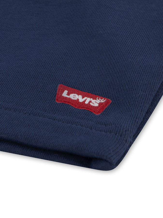 Levis Mini Batwing French Terry Dress Blue Shorts Spring 2026 | DRESS BLUES (C8D)