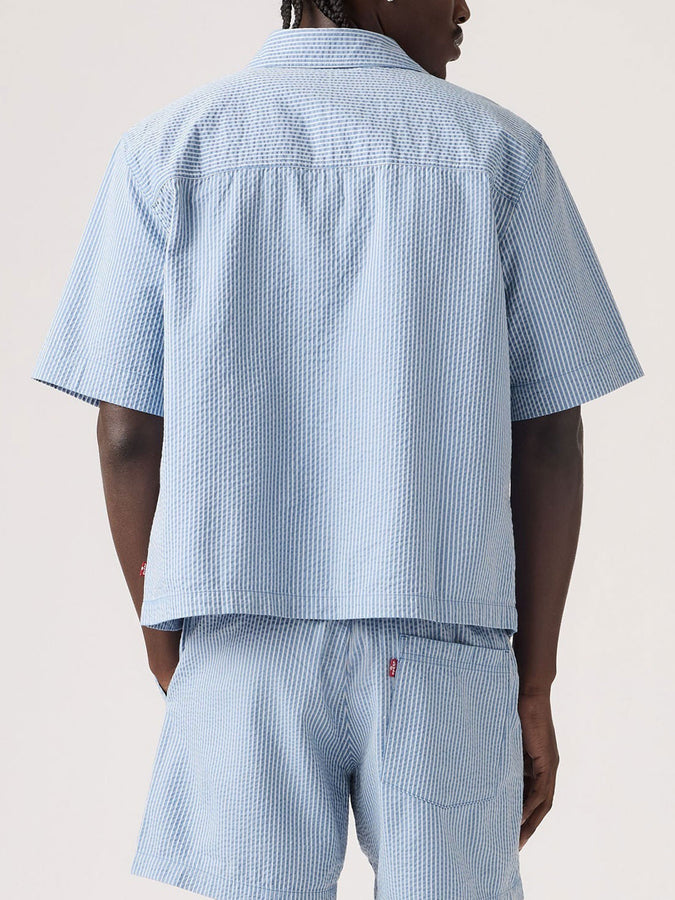 Levis Mechanic Boxy Stavros Stripe Buttondown Shirt Spring 26 | QUIET HARBOR (0000)