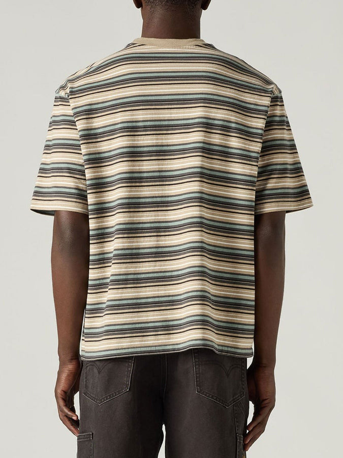 Levis Workwear Pkt Jason Stripe Trench Coat T-Shirt Fall 2026 | VOLCANIC ASH (0005)