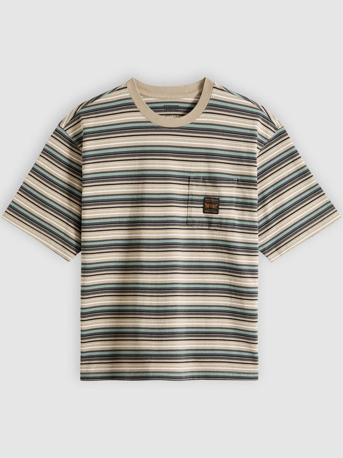Levis Workwear Pkt Jason Stripe Trench Coat T-Shirt Fall 2026 | VOLCANIC ASH (0005)