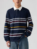 Levis Union Rugby Theo Stripe Marine Blazer Polo Shirt Fall 2025