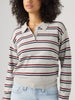 Levis Super Soft Jade Stripe Long Sleeve Polo Fall 2026