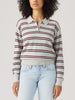 Levis Super Soft Jade Stripe Long Sleeve Polo Fall 2026