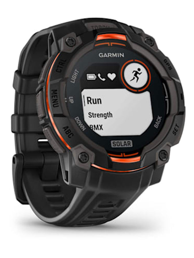 Garmin Instinct 3 45mm Solar Black/Black Watch | BLACK/BLACK