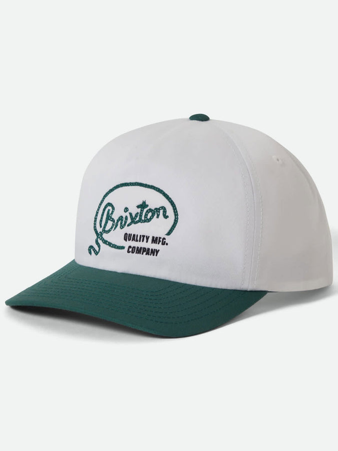 Brixton Gallatin Snapback Hat | OFF WHITE/PRIMAL GREEN