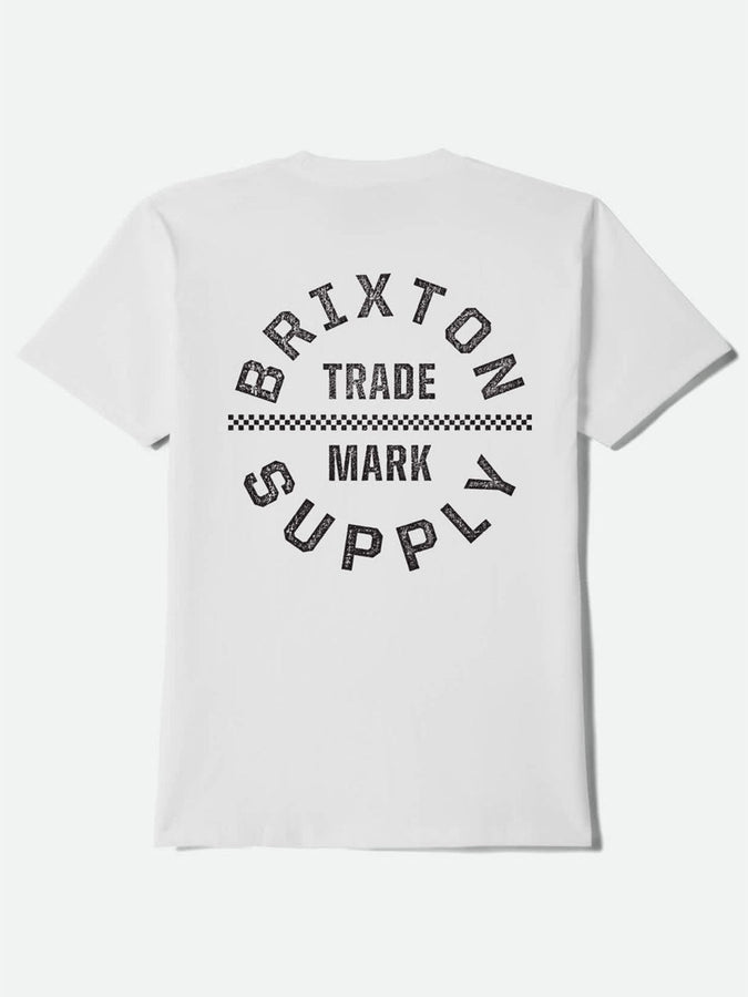 Brixton Oath T-Shirt Spring 2026 | WHITE/BLACK/CHECKERED