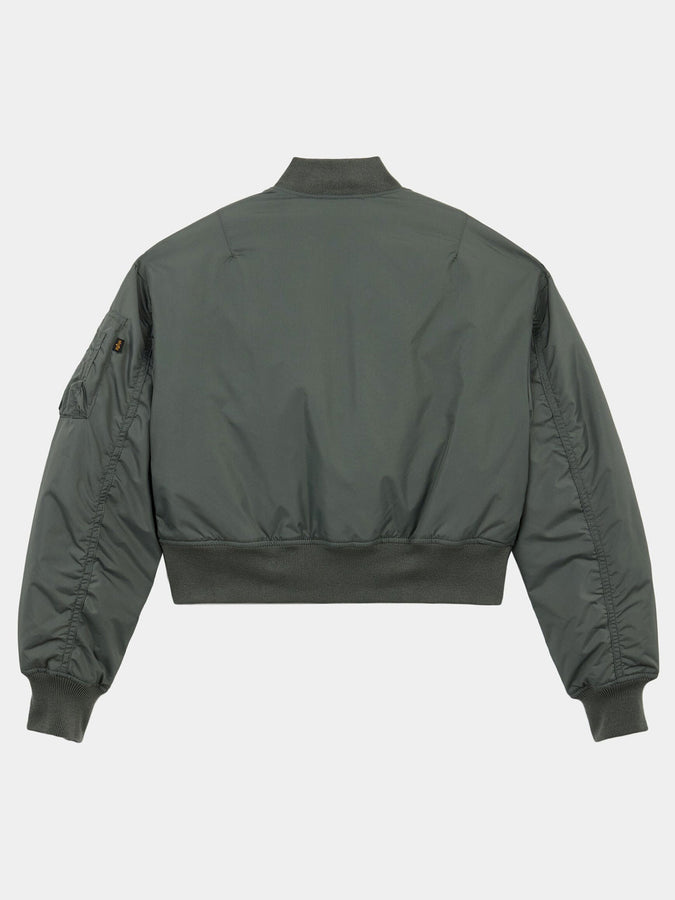 Alpha Industries Cropped Flight Oxford Jacket Holiday 2026 | FIELD GREY (060)