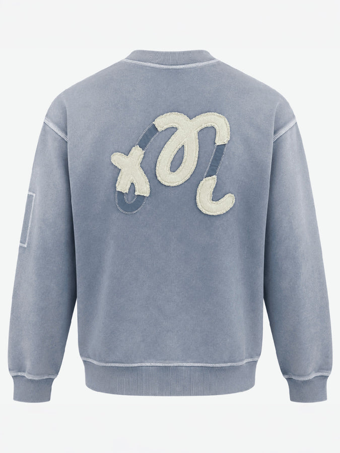 Malbon Range Fragment Crewneck Sweatshirt Fall 2026 | SLATE