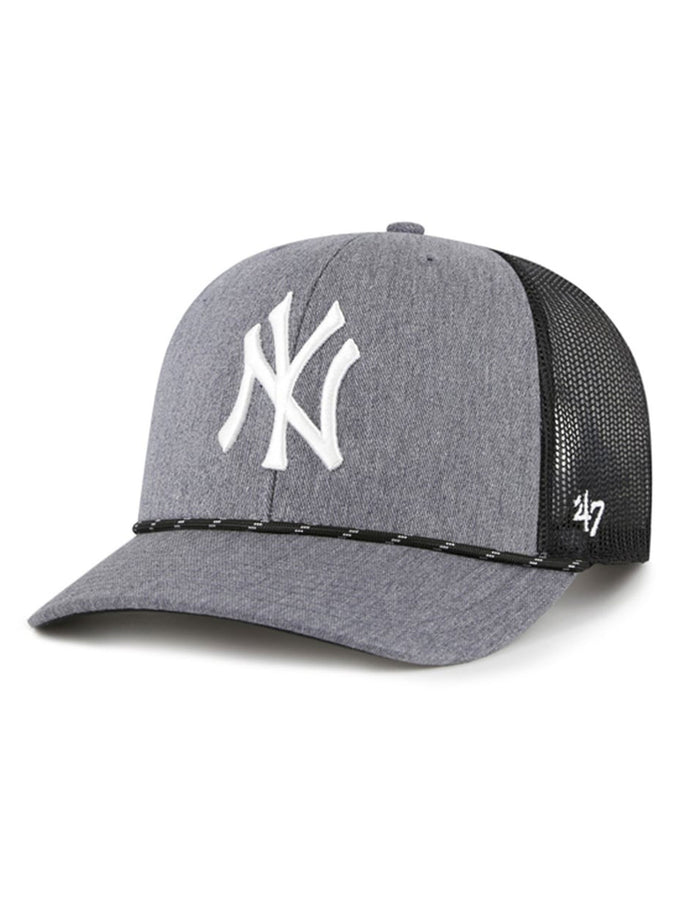 47 MLB Carbon Rope 47 Trucker New York Yankees Hat | NEW YORK YANKEES (0710)